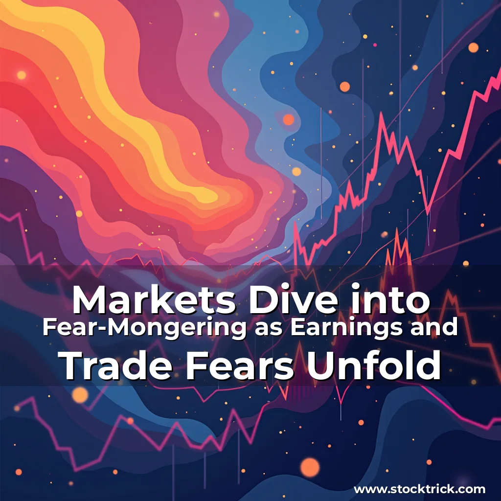 Artistic representation for Markets Dive into Fear-Mongering as Earnings and Trade Fears Unfold