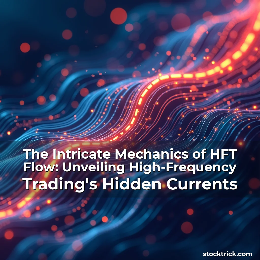 Artistic representation for The Intricate Mechanics of HFT Flow: Unveiling High-Frequency Trading's Hidden Currents