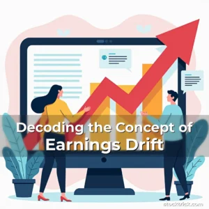Artistic representation for Decoding the Concept of Earnings Drift