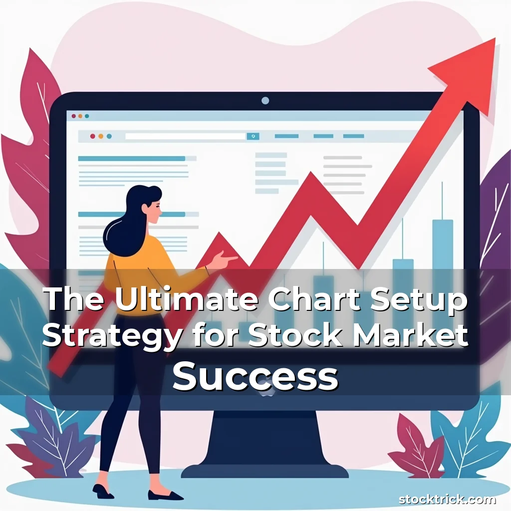 Artistic representation for The Ultimate Chart Setup Strategy for Stock Market Success